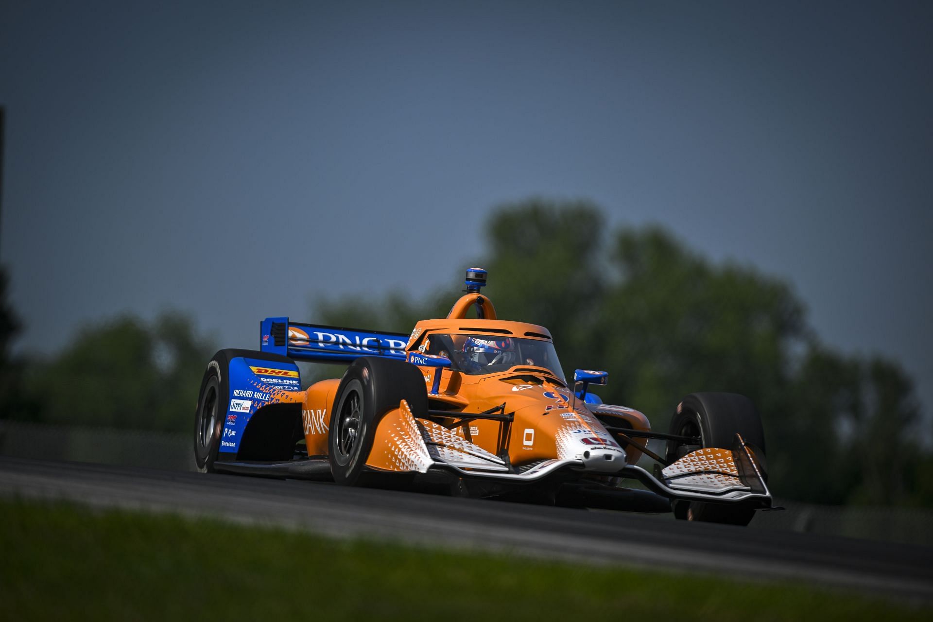 Scott Dixon at the 2025 NTT IndyCar Series Honda Indy 200 at Mid-Ohio - Source: Getty